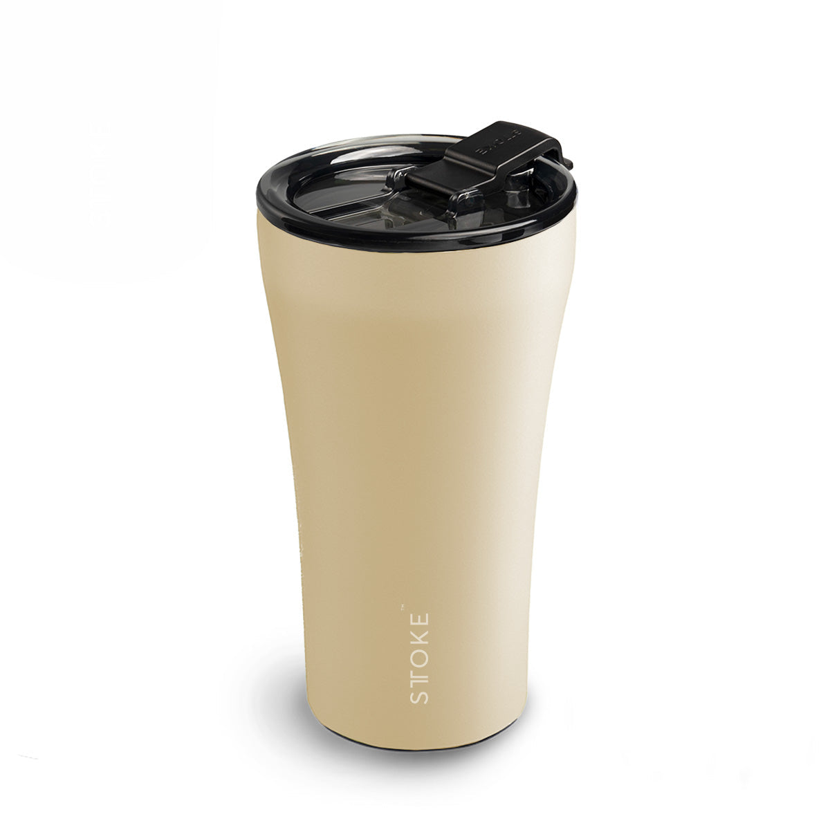 Dune Yellow STTOKE Reusable Coffee Cups — 12oz