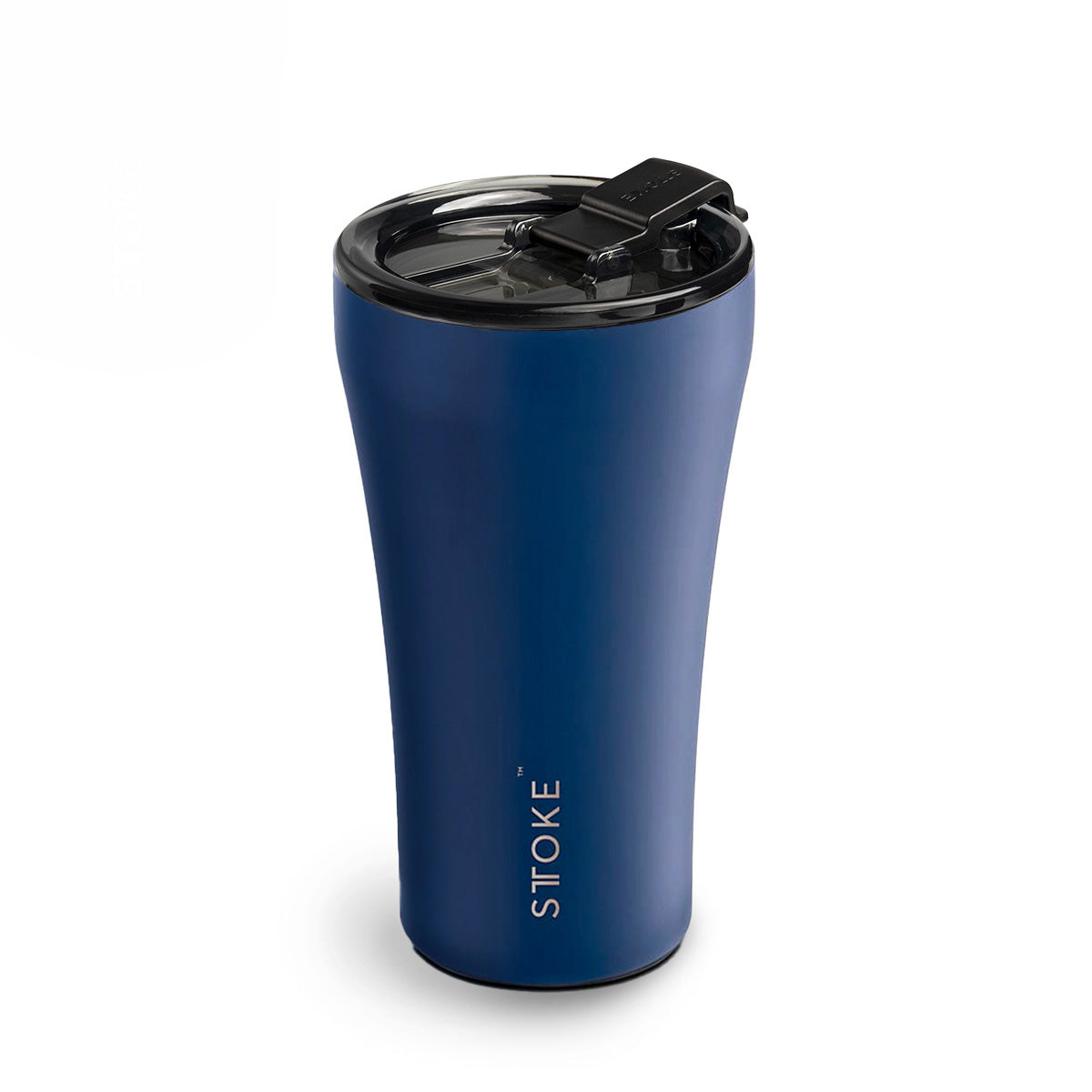 Magnetic Blue STTOKE Reusable Coffee Cups — 12oz