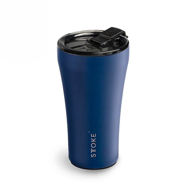 Magnetic Blue STTOKE Reusable Coffee Cups — 12oz