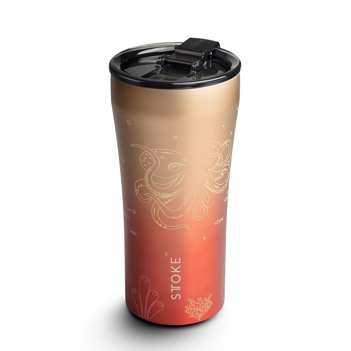 Octopus STTOKE Reusable Coffee Cups — 16oz