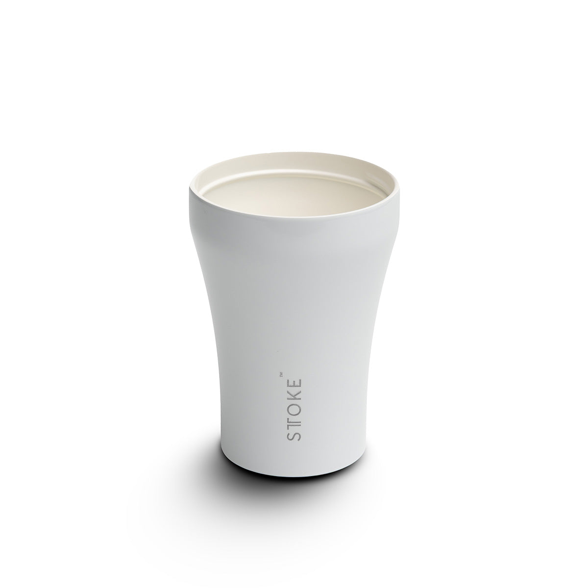 stokke ceramic cup 8oz Commuter Cup Angel White
