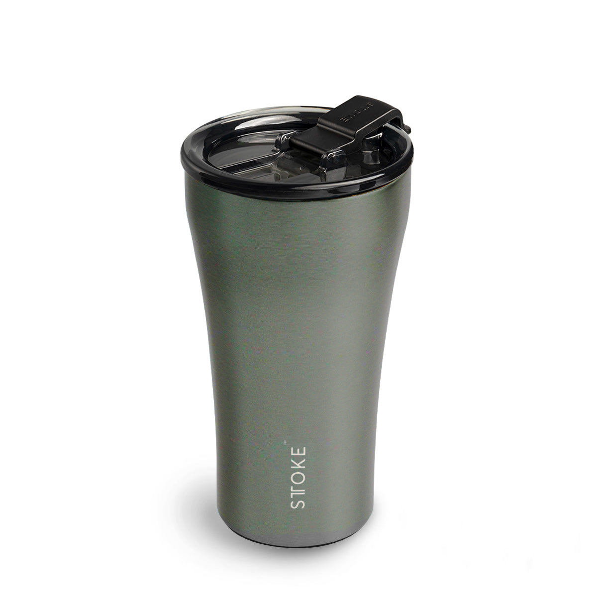 Moonstone Grey STTOKE Reusable Coffee Cups — 12oz